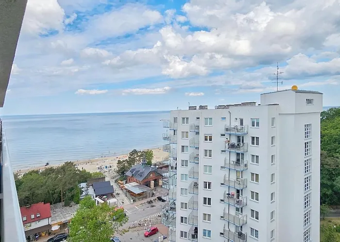 Holidayhomepl Slavia New 816 Z Balkonem I Widokiem Na Morze Lägenhet Miedzyzdroje