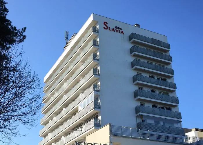 Holidayhomepl Slavia New 816 Z Balkonem I Widokiem Na Morze Lägenhet